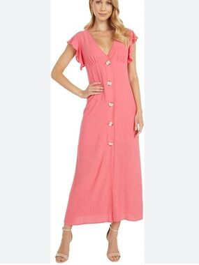 BB Dakota That's Amore Button Dress Size 4